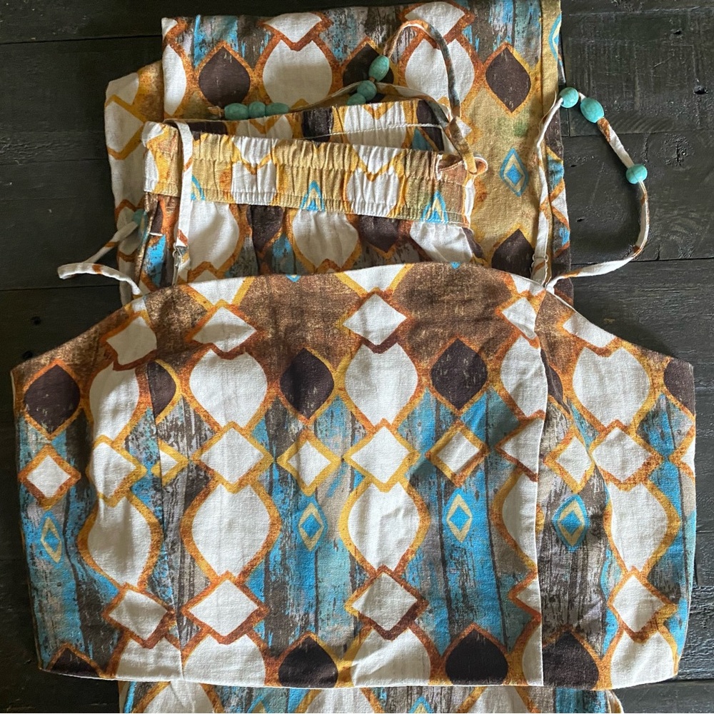 Joie Multicolor Patterned Garment Matching Sets, size Large